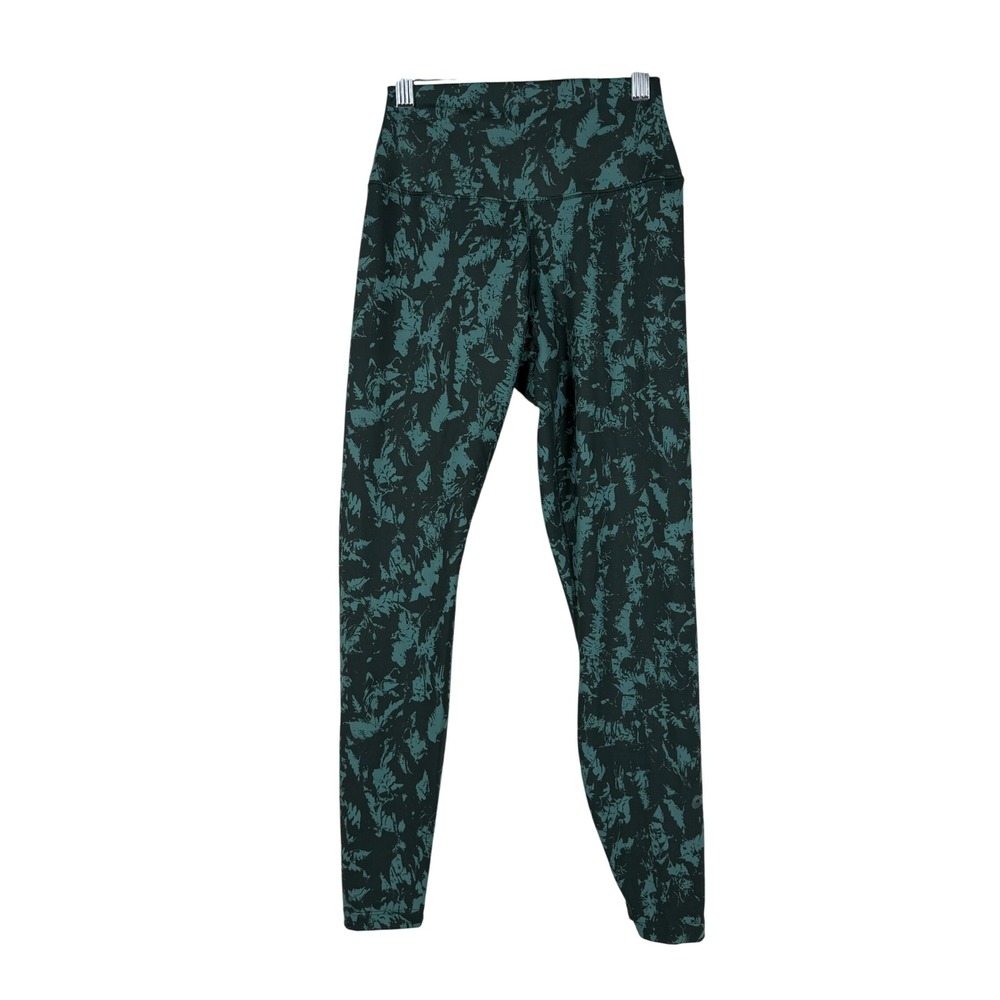 Nike One High-Waisted 7/8 Printed Leggings Women's S Green‎ FZ3229-338 NWT